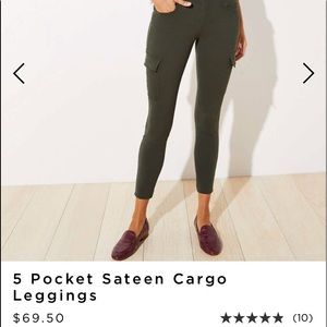 Cargo Sateen Leggings